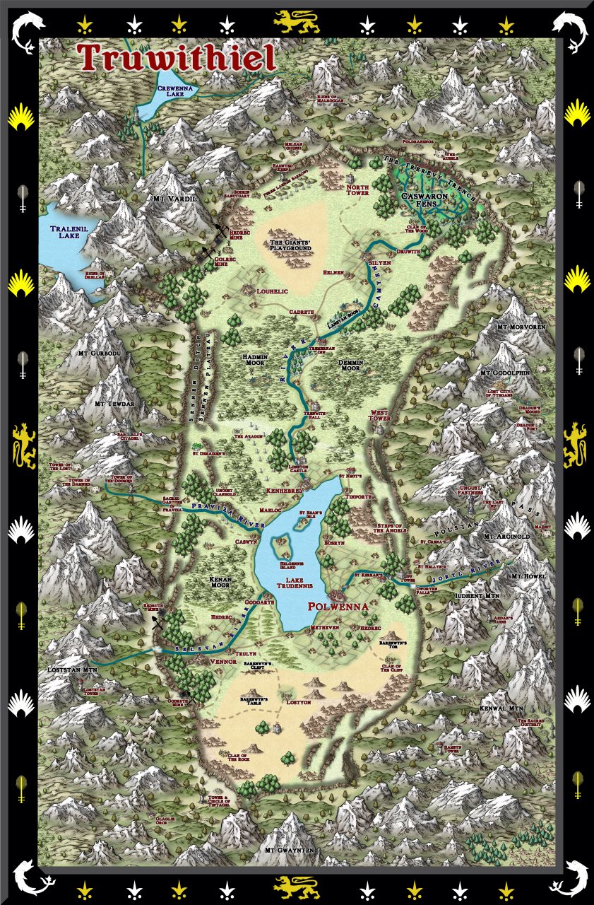Nibirum Map: Truwithiel by Quenten Walker