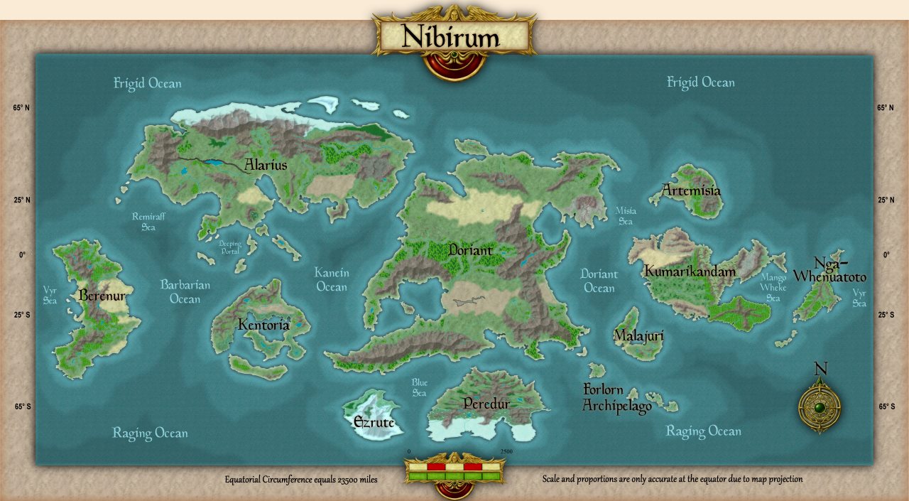 Nibirum Map: world by Shessar
