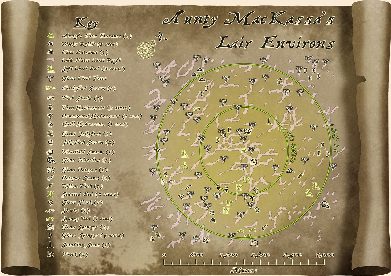 Nibirum Map: aunty mackassa lair environs by Wyvern