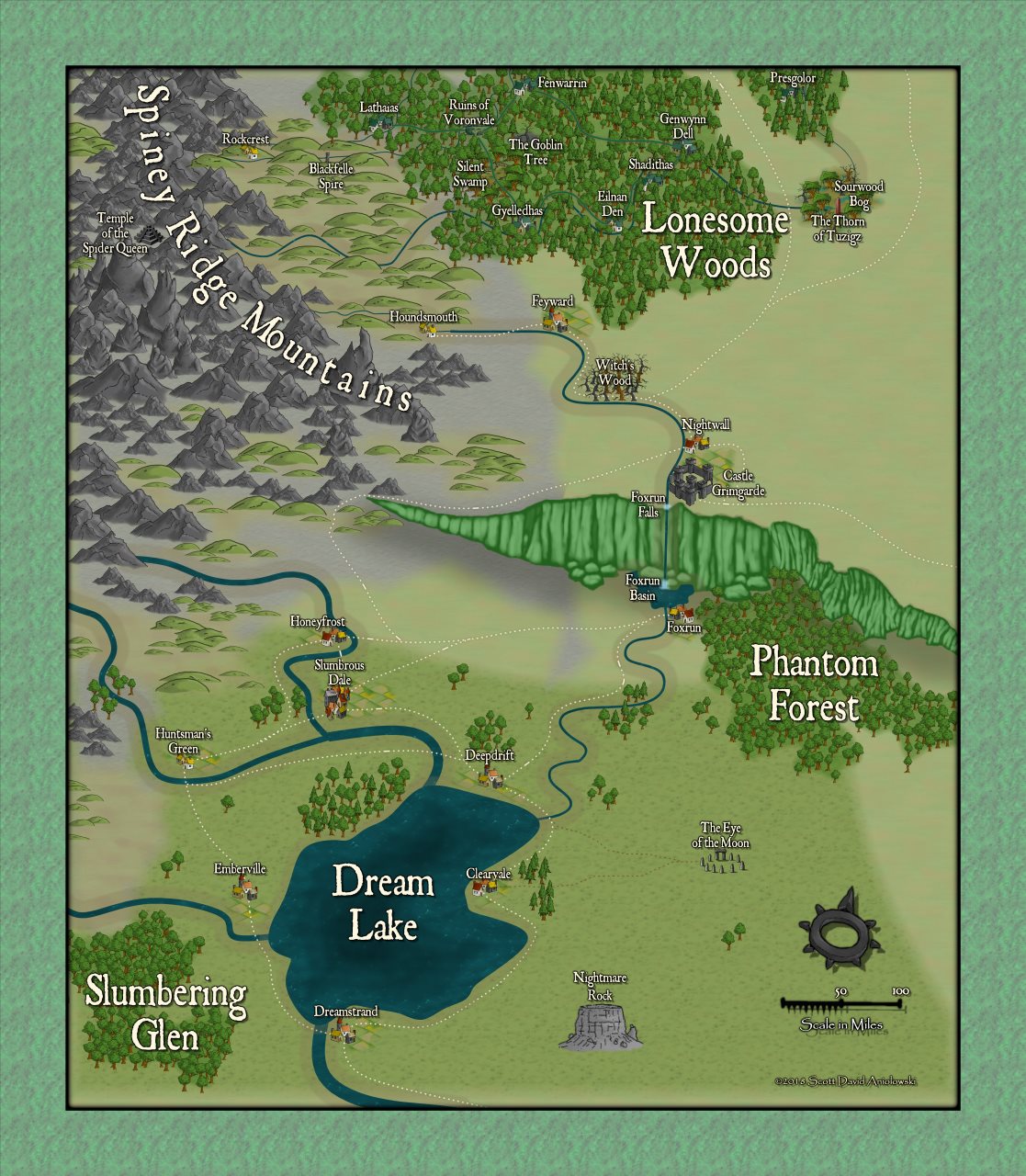 Nibirum Map: dream lake by ScottA