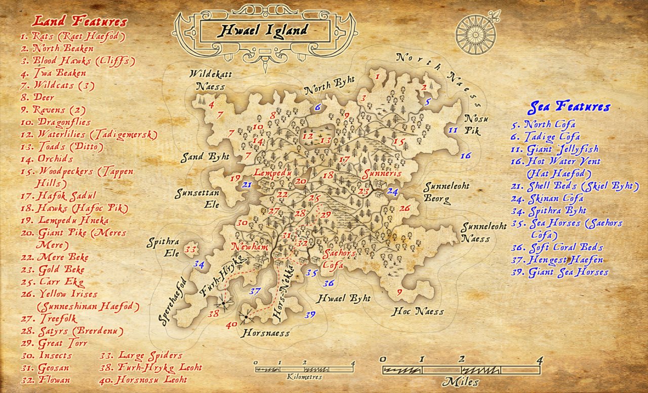 Nibirum Map: hwael igland by Wyvern