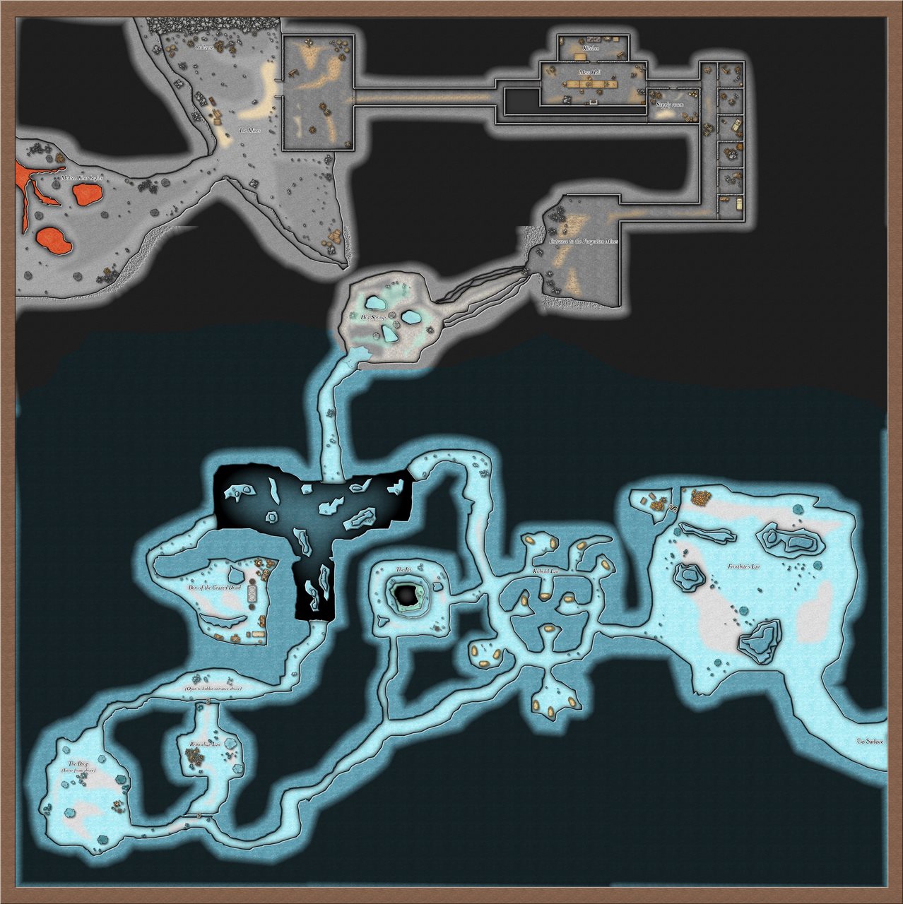 Nibirum Map: ice cavern by MattyEH