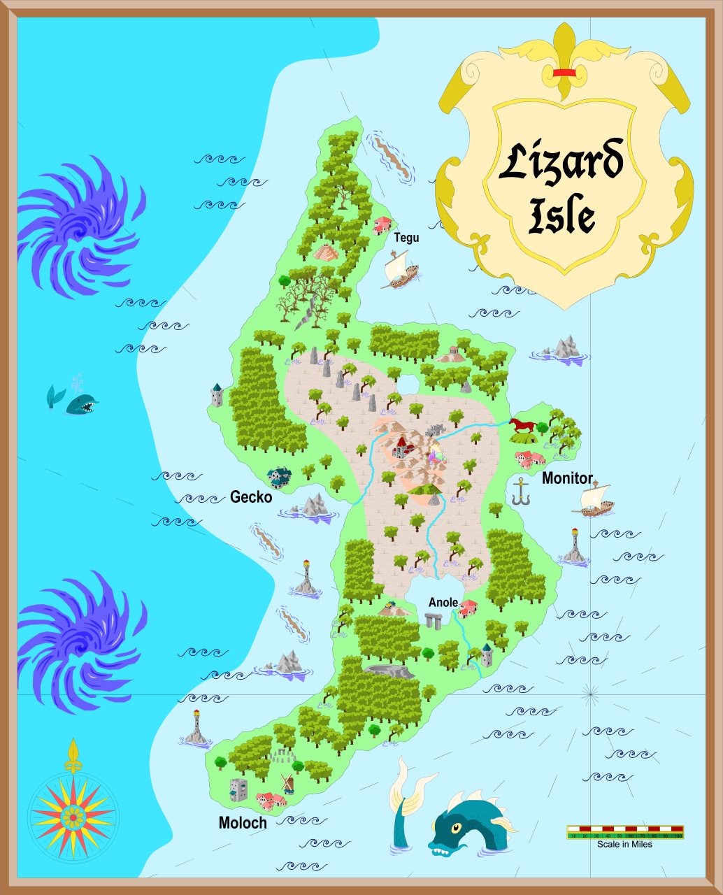 Nibirum Map: lizard isle ss1 by Monsen