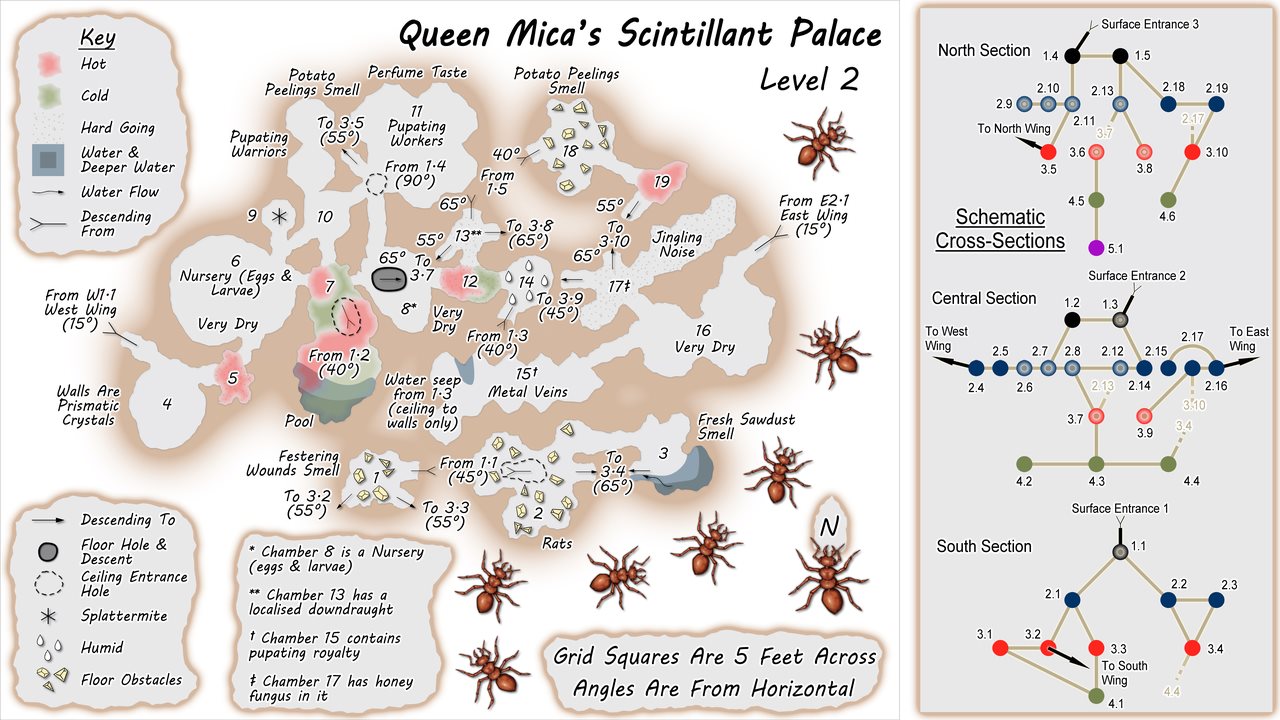 Nibirum Map: queen micas scintillant palace level 2 by Wyvern
