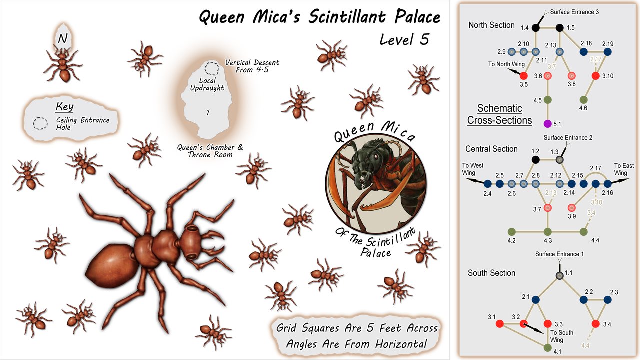Nibirum Map: queen micas scintillant palace level 5 by Wyvern