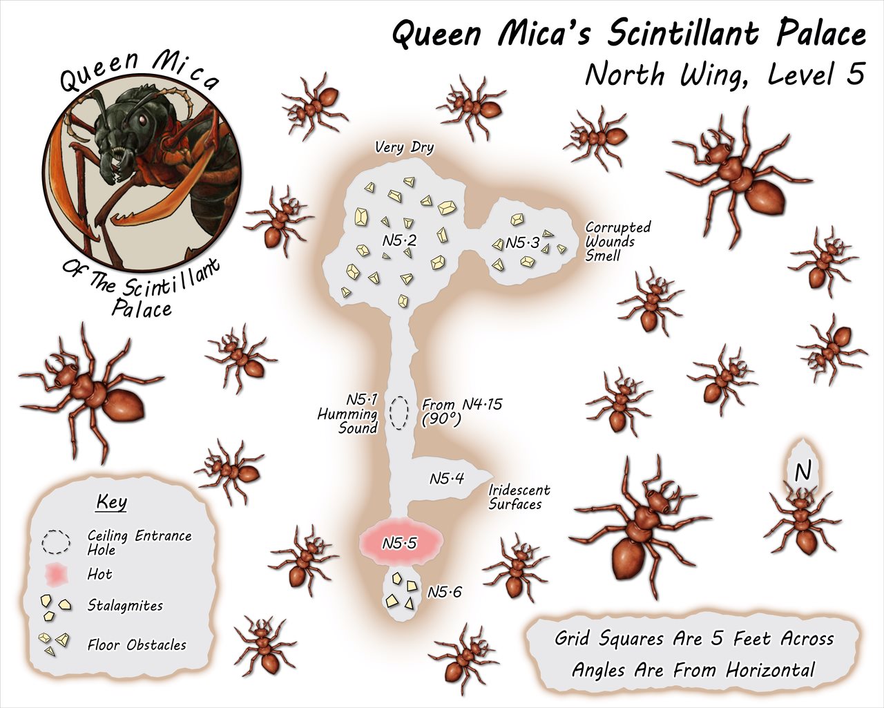 Nibirum Map: queen micas scintillant palace north wing 5 by Wyvern
