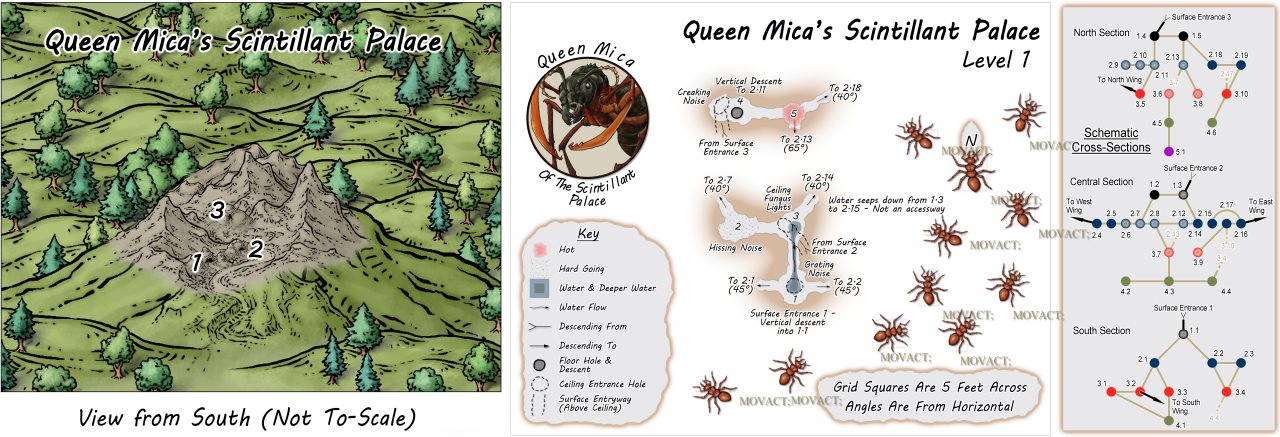 Nibirum Map: queen micas scintillant palace reality by Wyvern