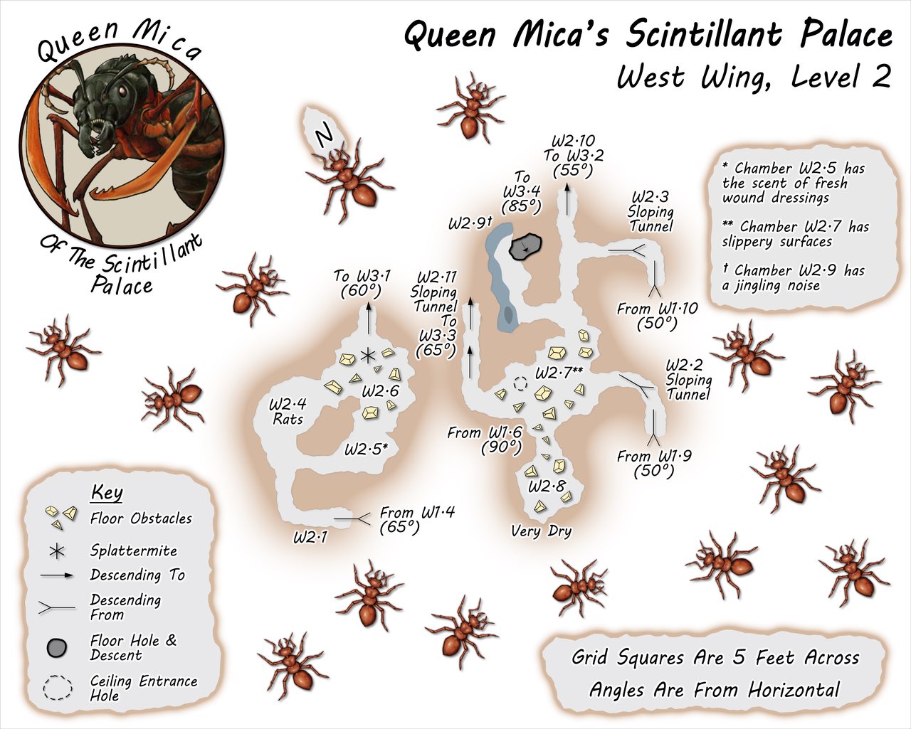 Nibirum Map: queen micas scintillant palace west wing 2 by Wyvern