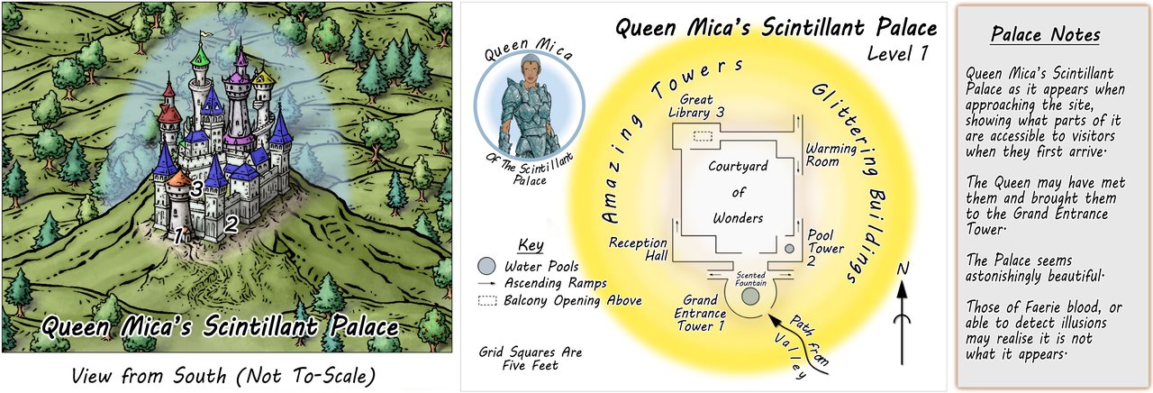Nibirum Map: queen micas scintillant palace by Wyvern
