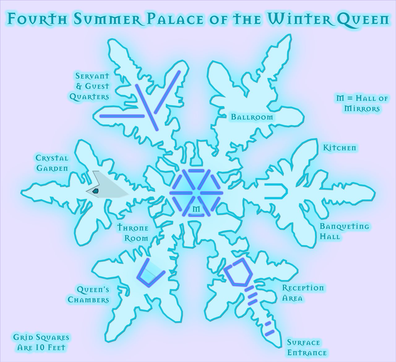 Nibirum Map: summer palace of the winter queen 04 by Wyvern