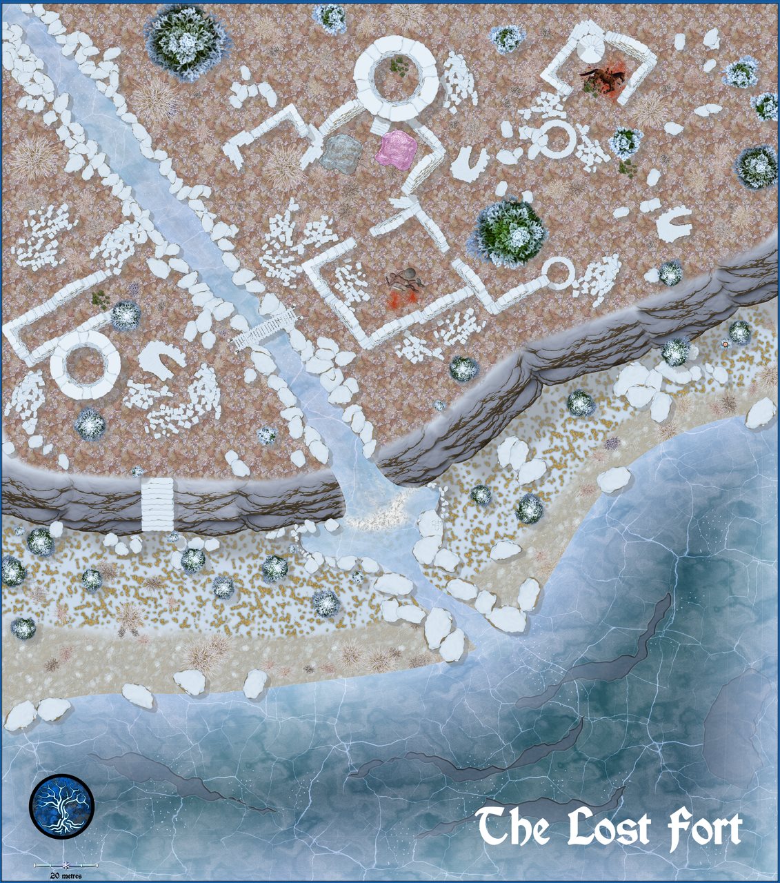 Nibirum Map: the lost fort by Quenten Walker