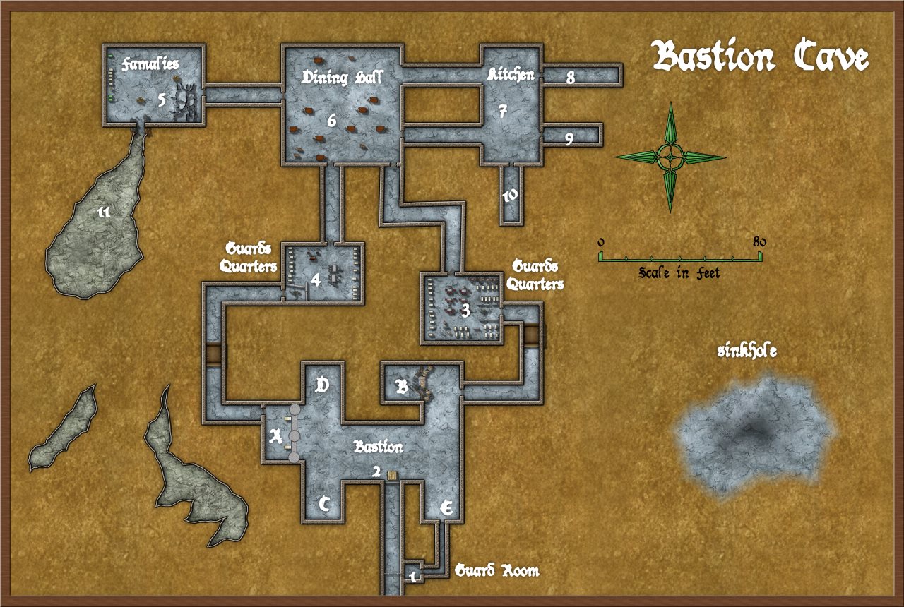 Nibirum Map: bastion cave by JimP