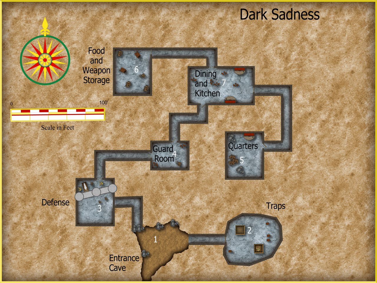 Nibirum Map: dark sadness by JimP