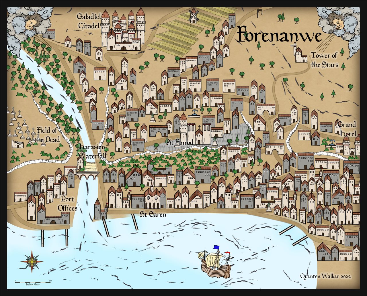 Nibirum Map: forenanwe by Quenten Walker