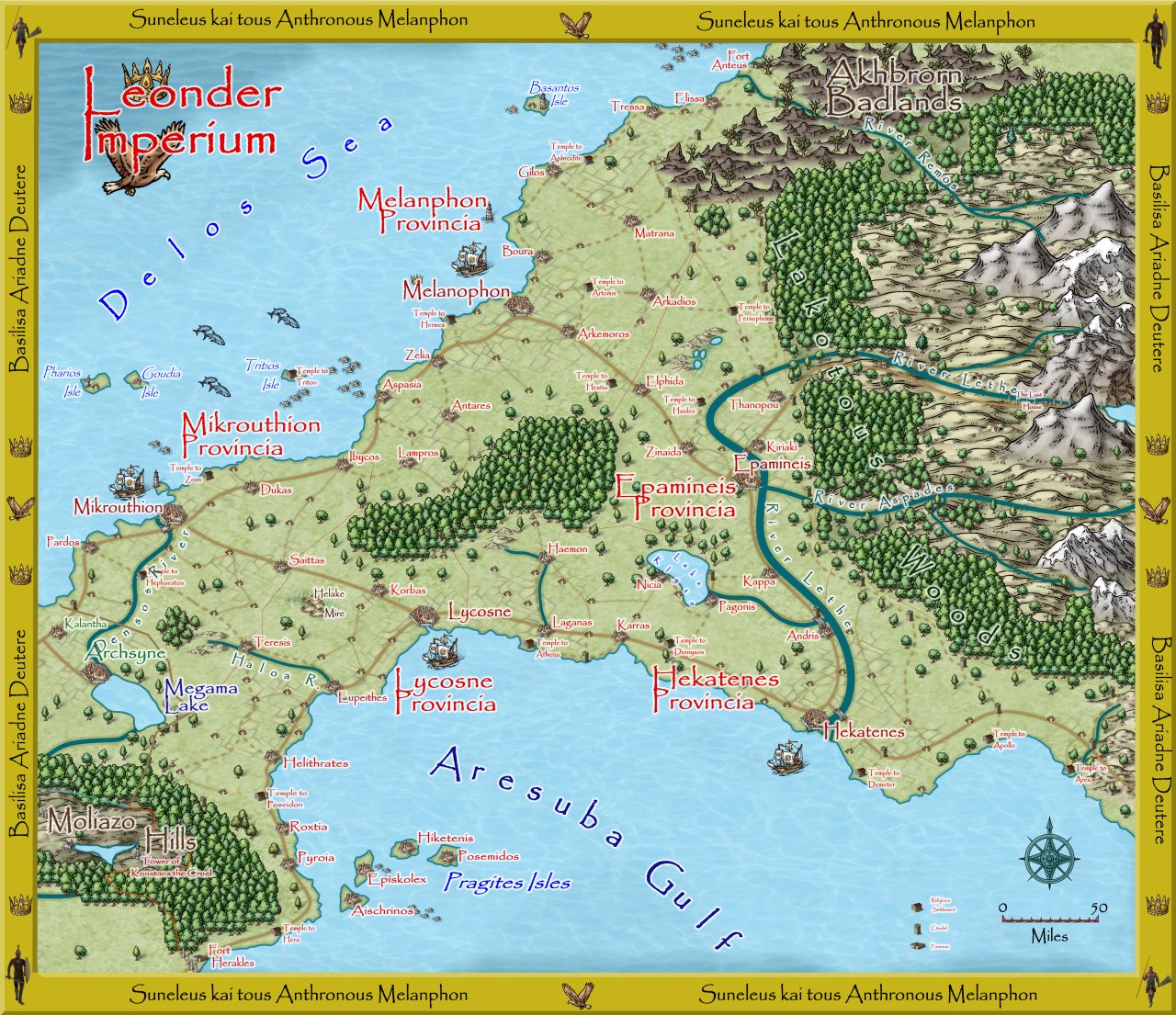 Nibirum Map: leonder imperium by Quenten Walker