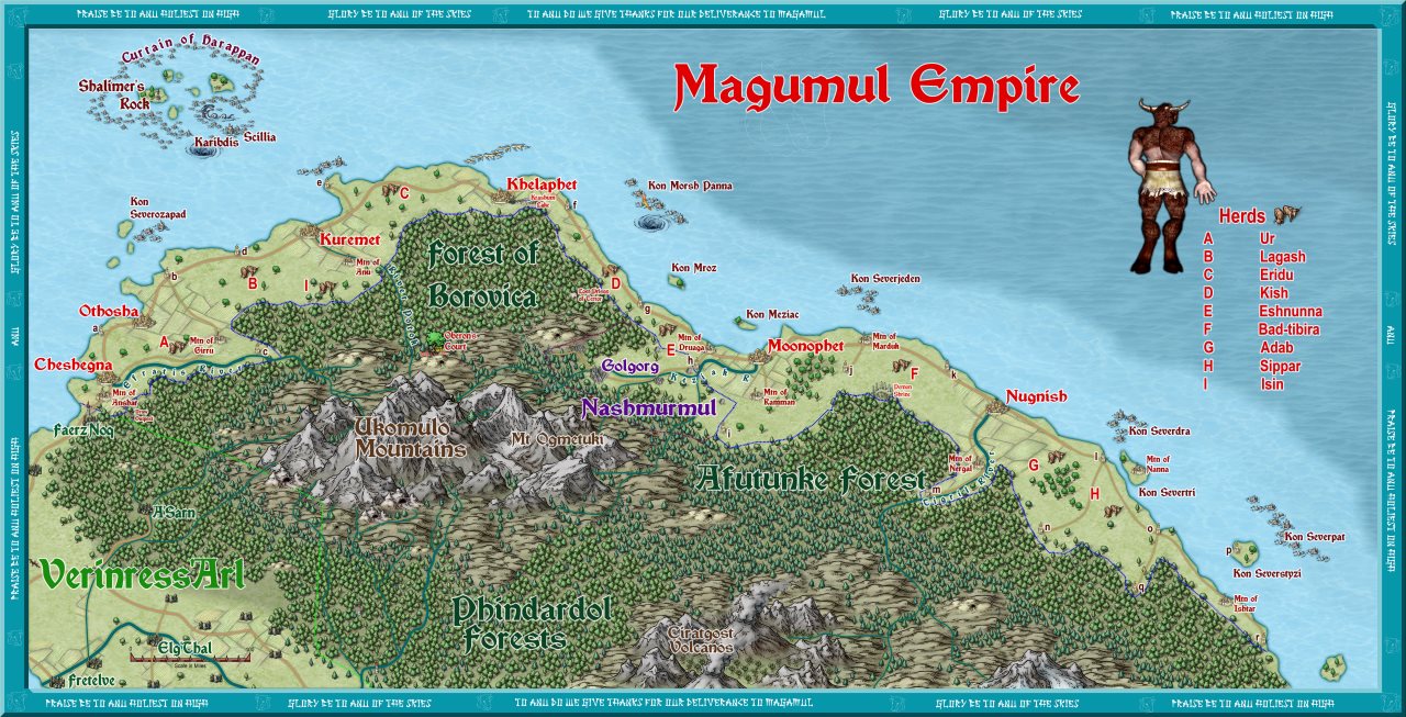 Nibirum Map: magumul empire by Quenten Walker