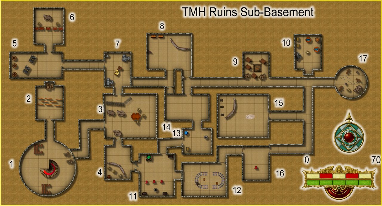 Nibirum Map: mithlas holes sub-basement ruins by JimP