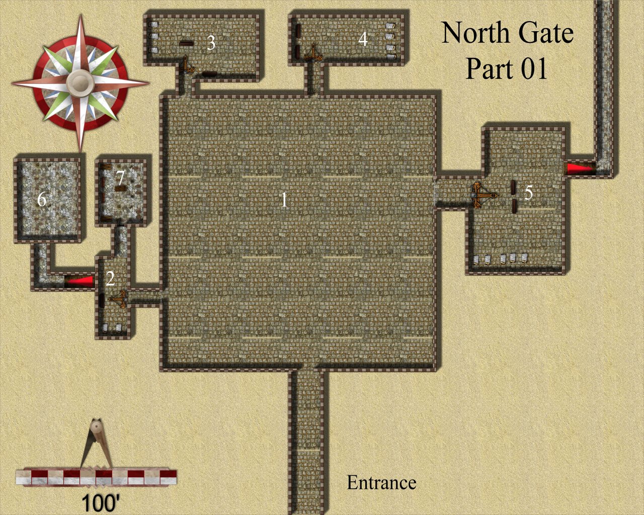 Nibirum Map: north gate 1 by JimP