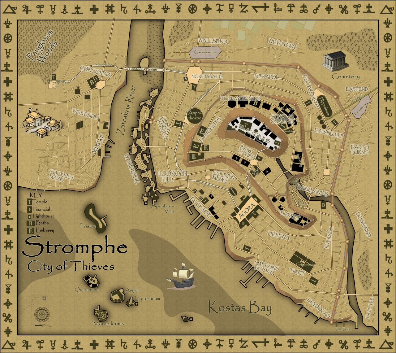 Nibirum Map: stromphe city by Quenten Walker