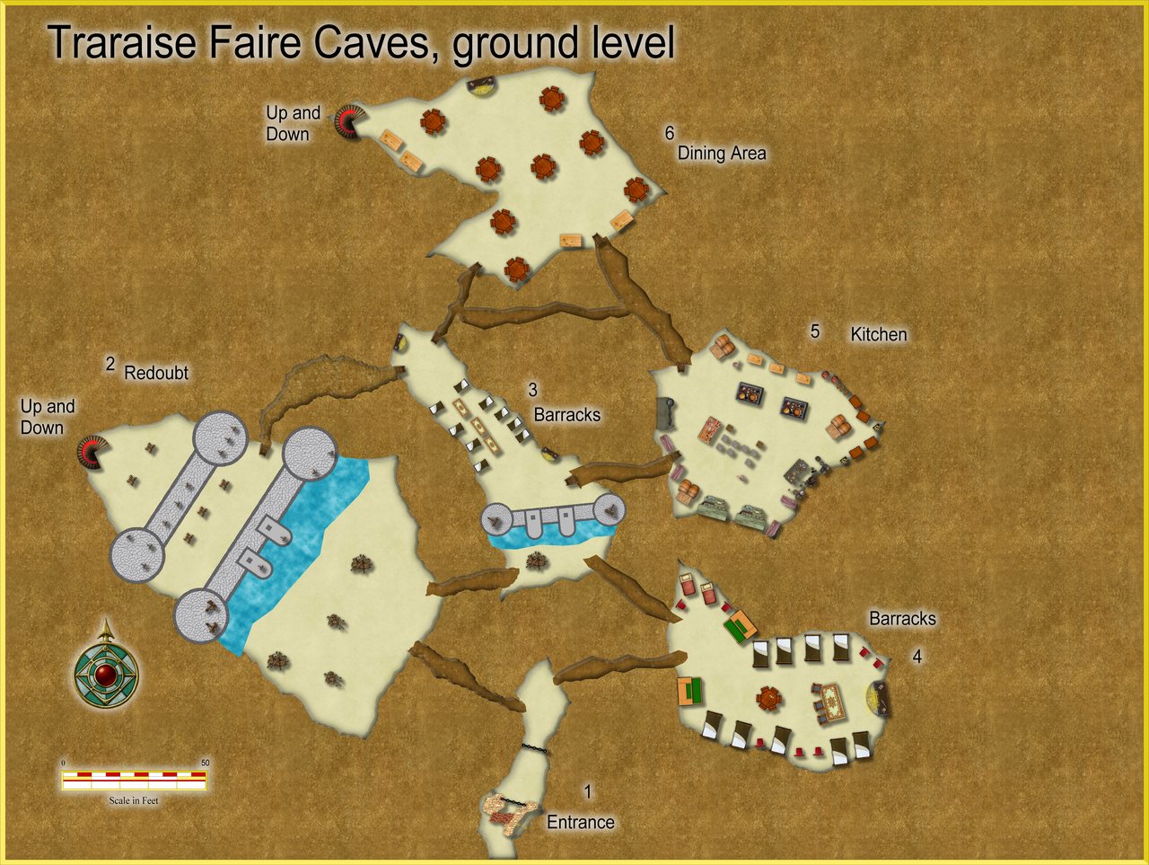 Nibirum Map: traraise faire caves ground level by JimP