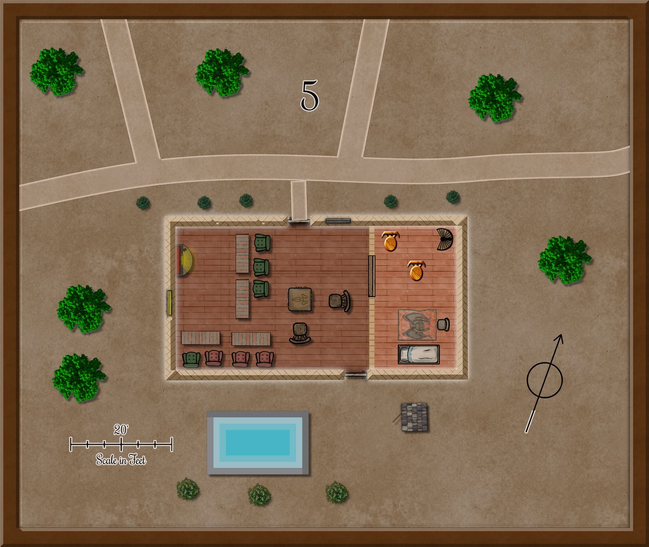 Nibirum Map: whf adventurer house bedroom by JimP