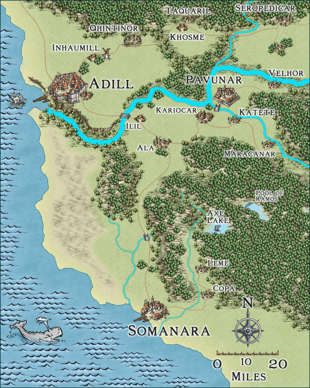 Nibirum Map: adill region by Ricko Hasche