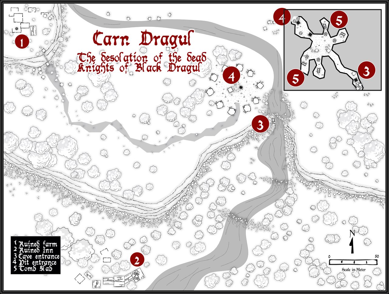 Nibirum Map: carn dragul by Quenten Walker