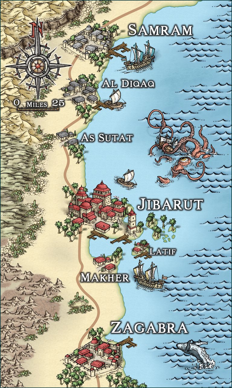 Nibirum Map: jibarut environs by Ricko Hasche