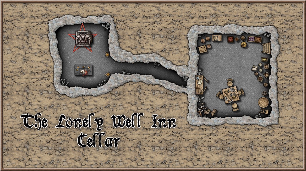 Nibirum Map: lonely well inn cellar by Lorelei