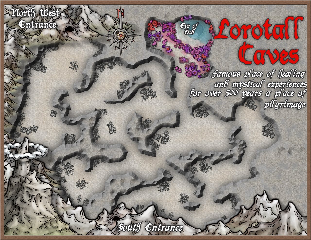 Nibirum Map: lorotall caves by Ricko Hasche
