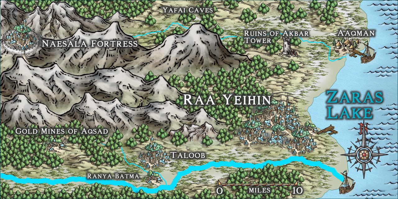 Nibirum Map: raa yeihin area by Ricko Hasche