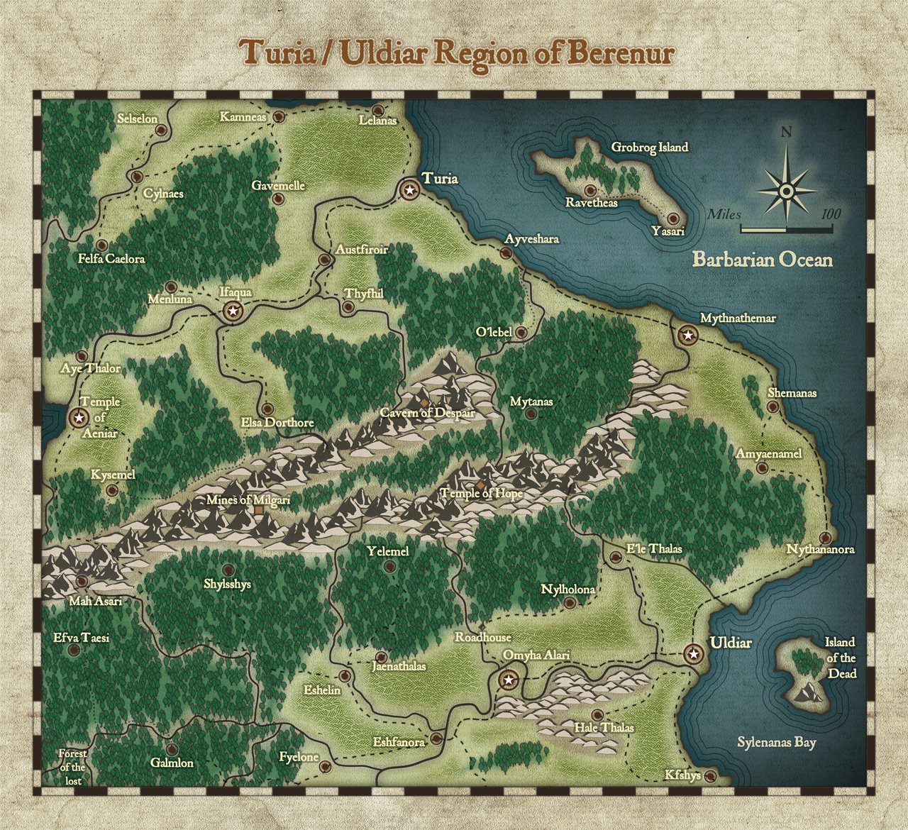 Nibirum Map: turia uldar region by Jeff B