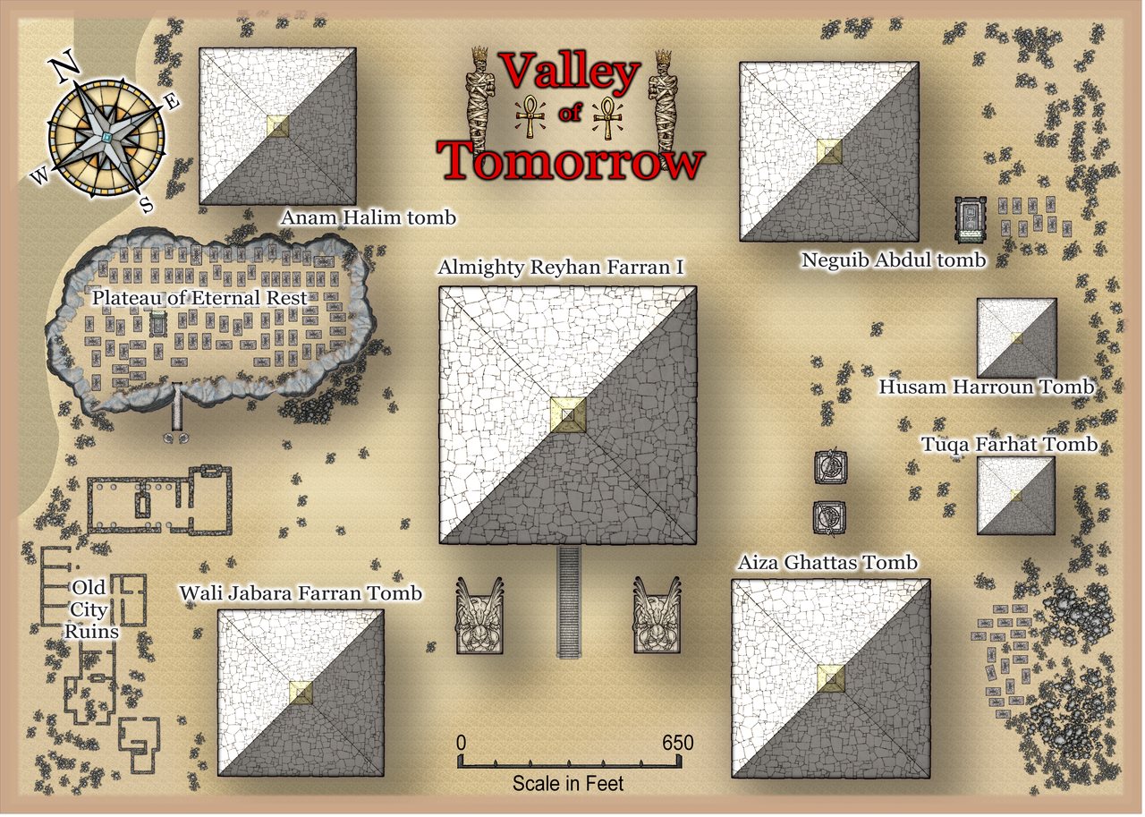 Nibirum Map: valley of tomorrow by Ricko Hasche