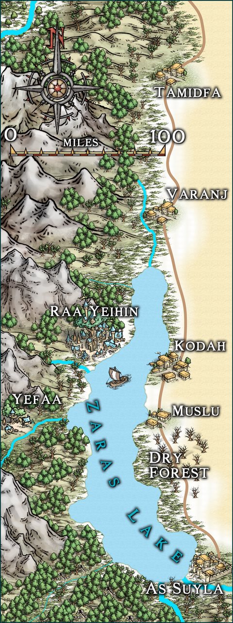 Nibirum Map: zaras lake by Ricko Hasche