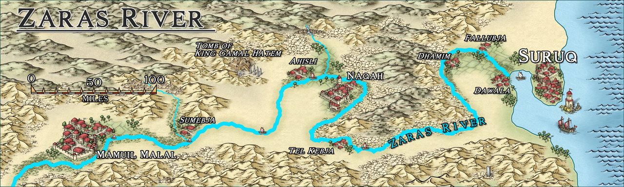 Nibirum Map: zaras river by Ricko Hasche