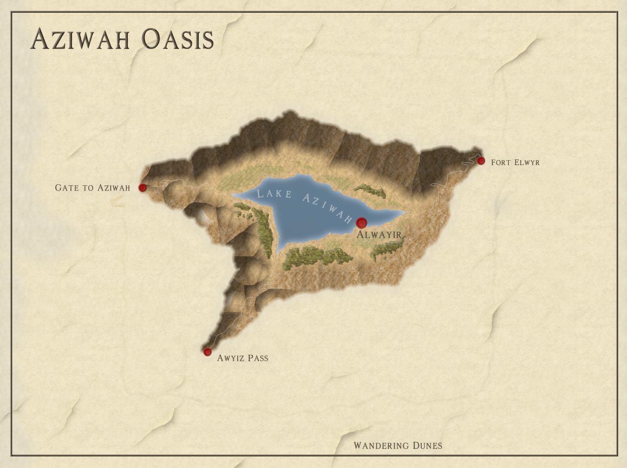 Nibirum Map: Aziwah Oasis by HadrianVI