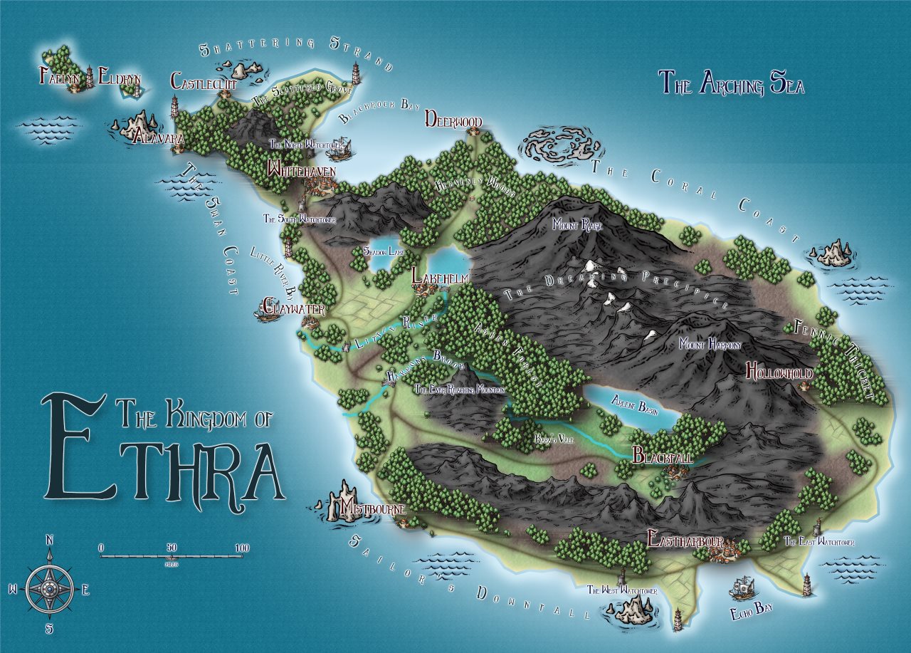 Nibirum Map: ethra by Louise (pixelkitteh)