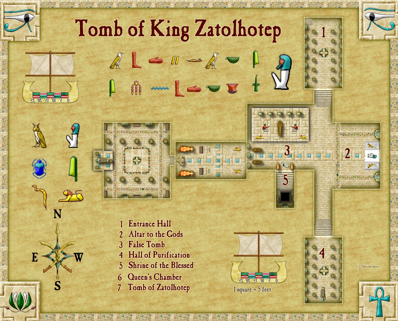 Nibirum Map: tomb of king zatolhotep by Quenten Walker