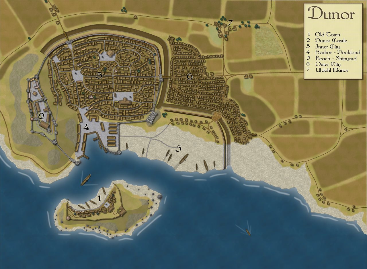 Nibirum Map: dunor city by HadrianVI