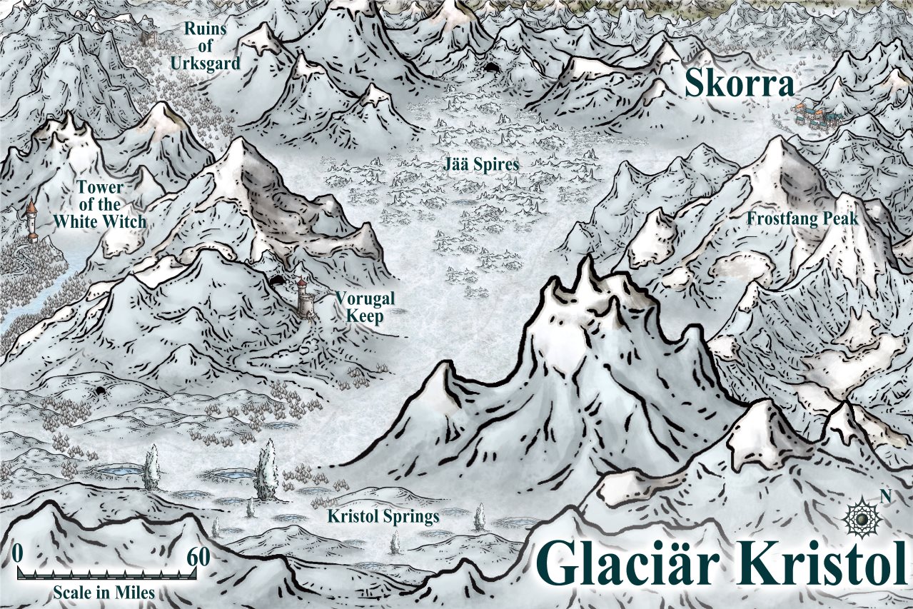 Nibirum Map: glaciär kristol by Lorelei