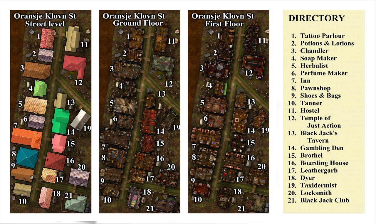 Nibirum Map: oransje klovn street by Quenten Walker