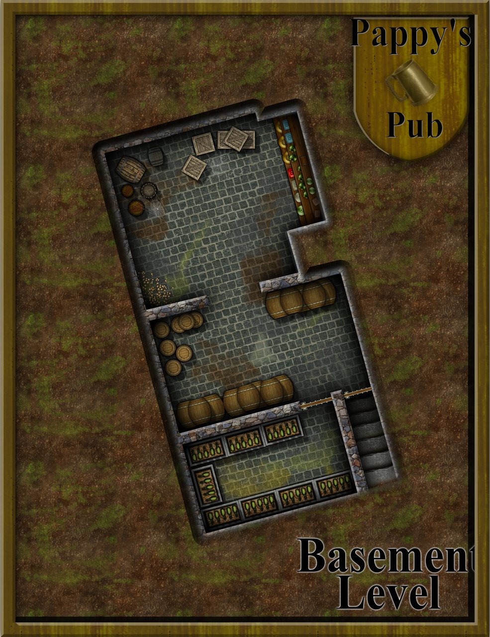 Nibirum Map: pappy's pub basement by Shessar