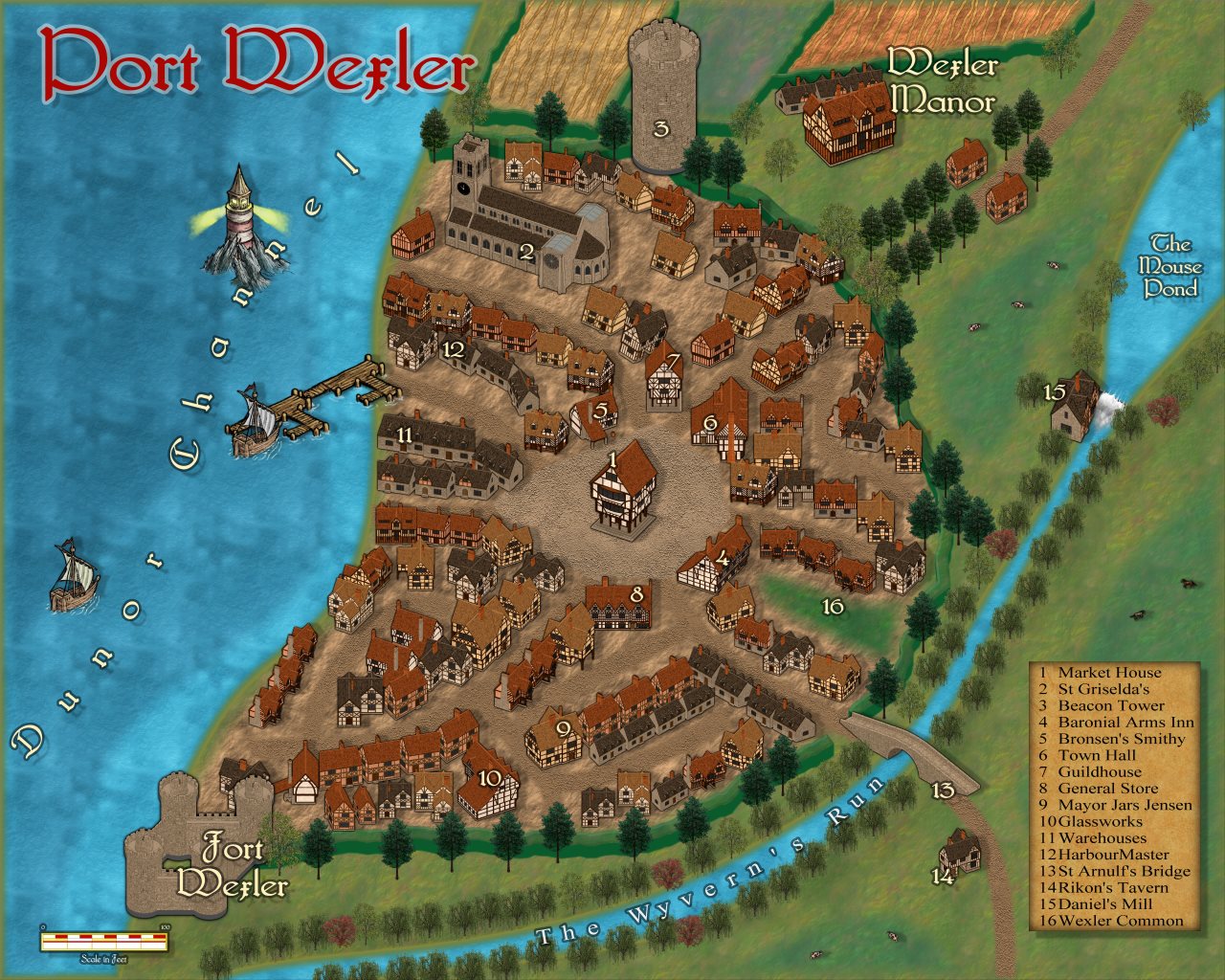Nibirum Map: port wexler by Quenten Walker