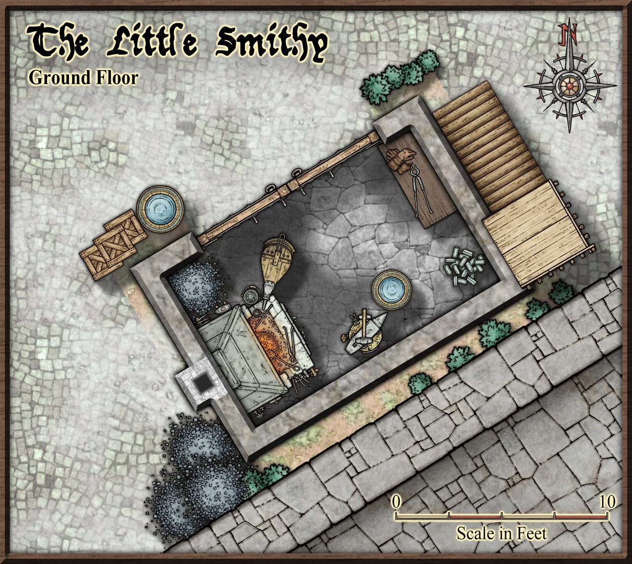 Nibirum Map: the little smithy by Monsen