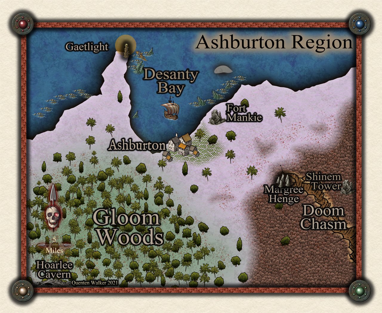 Nibirum Map: ashburton region by Quenten Walker