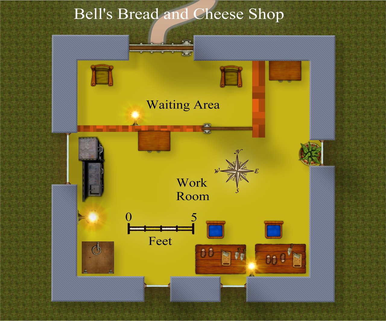 Nibirum Map: bell bread and cheese by JimP