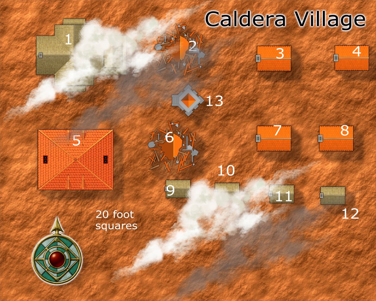 Nibirum Map: caldera village by JimP