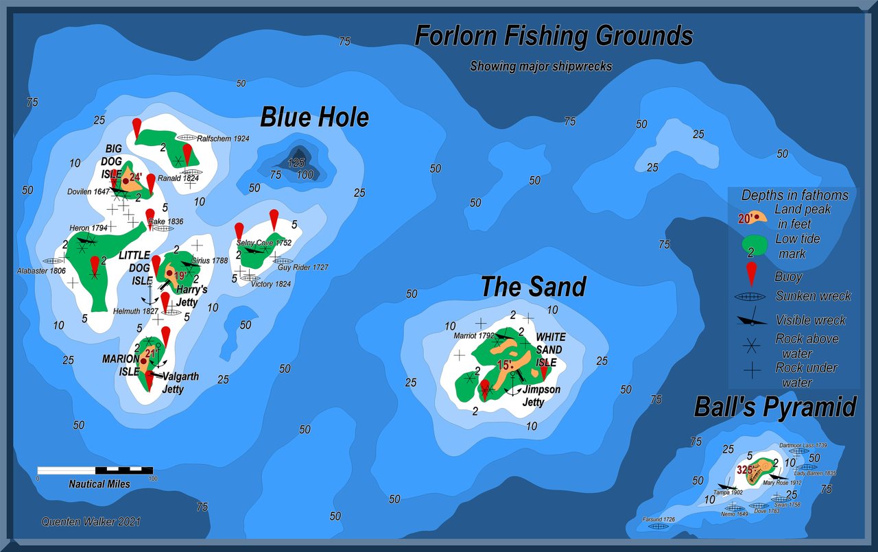 Nibirum Map: fishing grounds by Quenten Walker