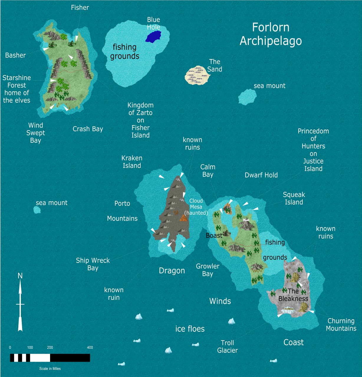 Nibirum Map: forlorn archipelago by JimP