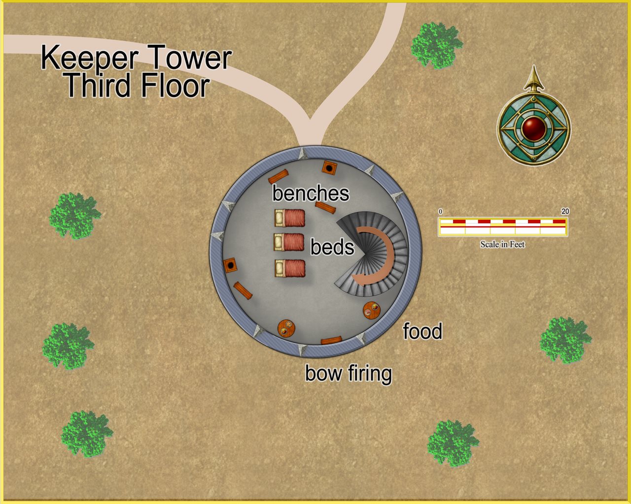 Nibirum Map: keeper tower 4 by JimP